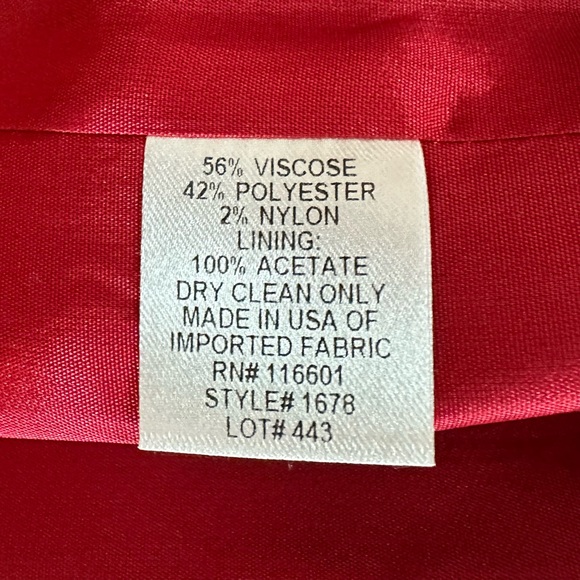 NWT Bigio Collection Paisley and Metallic Lined Long Blazer Neiman Marcus Sz 6 - Picture 9 of 11